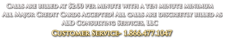 Discreet Billing, Top Quality Service